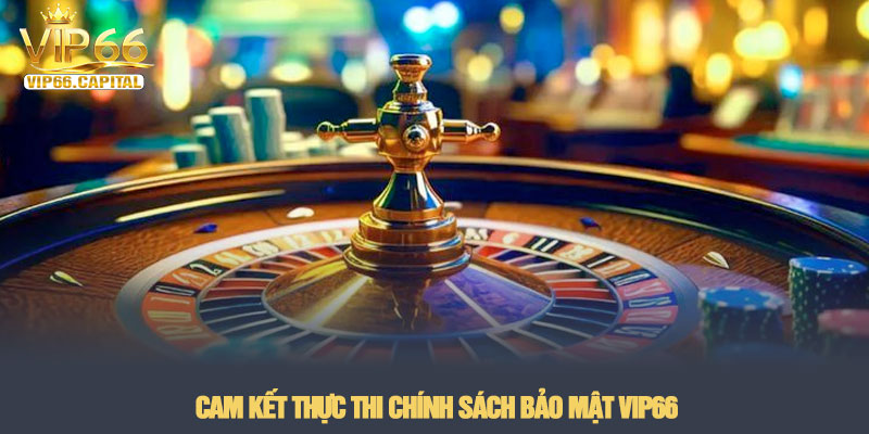 Chính sách bảo mật - Hệ thống an toàn thông tin tại VIP66 3 Cam kết thực thi Chính sách bảo mật VIP66