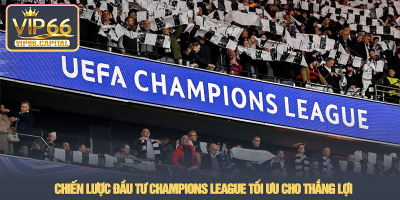 Champions League - Sân chơi cá cược C1 đỉnh cao tại VIP66 3 Chiến lược đầu tư Champions League tối ưu cho thắng lợi