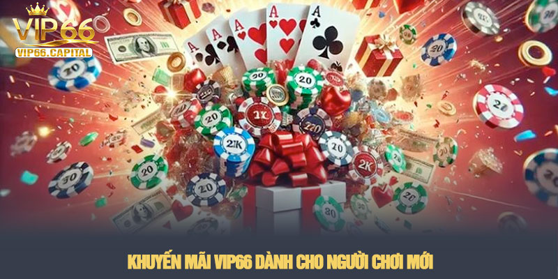 Khuyến mãi VIP66 - Tổng hợp ưu đãi bùng nổ nhất tại nhà cái 1 Khuyến mãi VIP66 dành cho người chơi mới