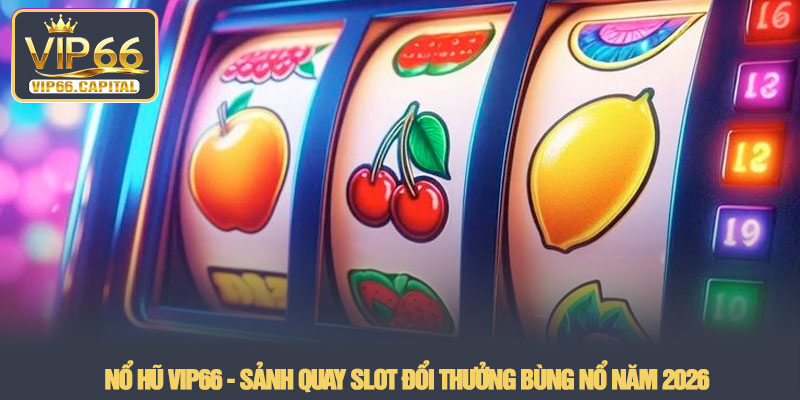 Nổ hũ VIP66 - Sảnh quay slot đổi thưởng bùng nổ năm 2026 1 Nổ hũ VIP66 - Sảnh quay slot đổi thưởng bùng nổ năm 2026