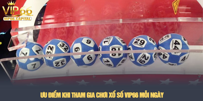 Xổ số VIP66 - Sảnh cược lô đề có tỷ lệ ăn thưởng cao 2026 4 Ưu điểm khi tham gia chơi Xổ số VIP66 mỗi ngày